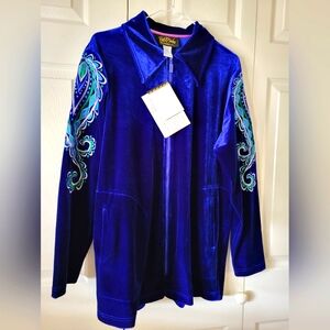 Velvet BOB MACKEY zip-up.